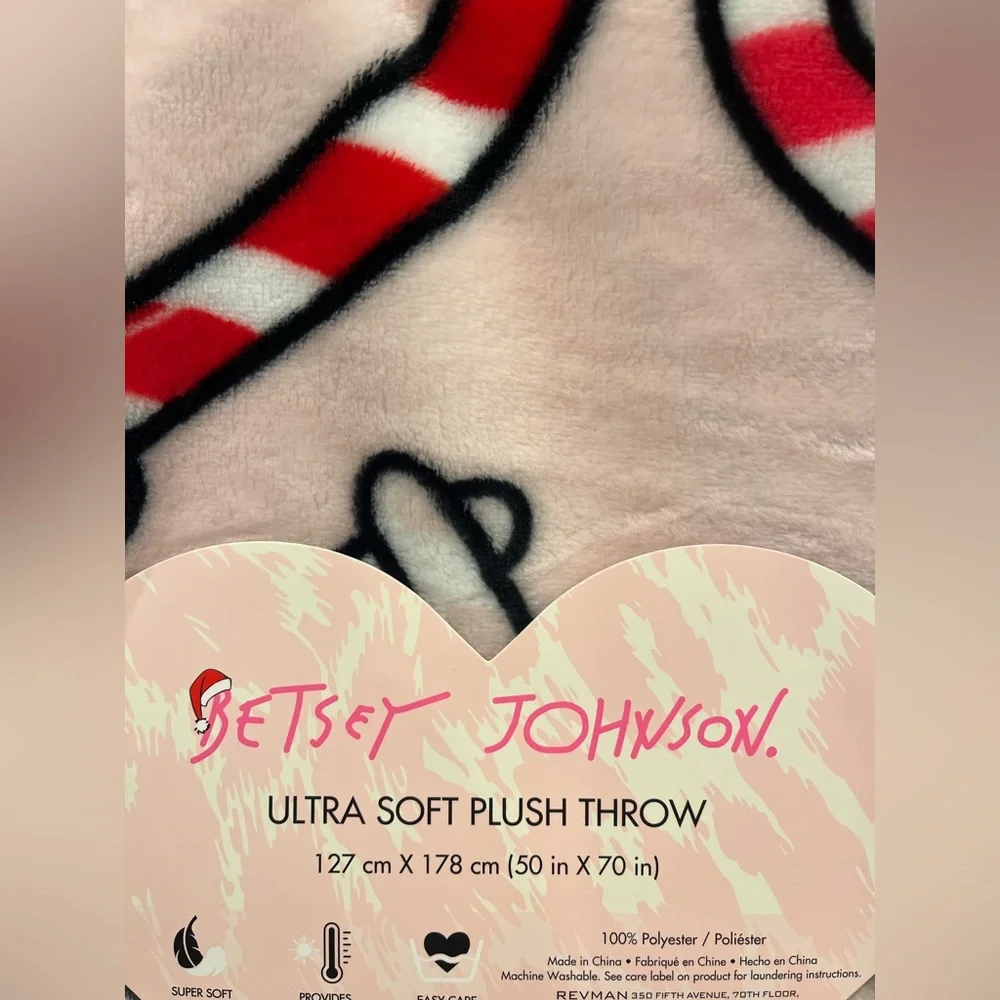 Betsey Johnson soft plush
